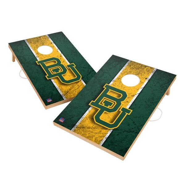 slide 2 of 6, Vintage Baylor University Bears 2x4 Tailgate Cornhole Boards Include Carrying Case