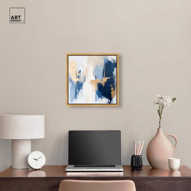 Tranquil Blue Depths II Canvas by Art Remedy