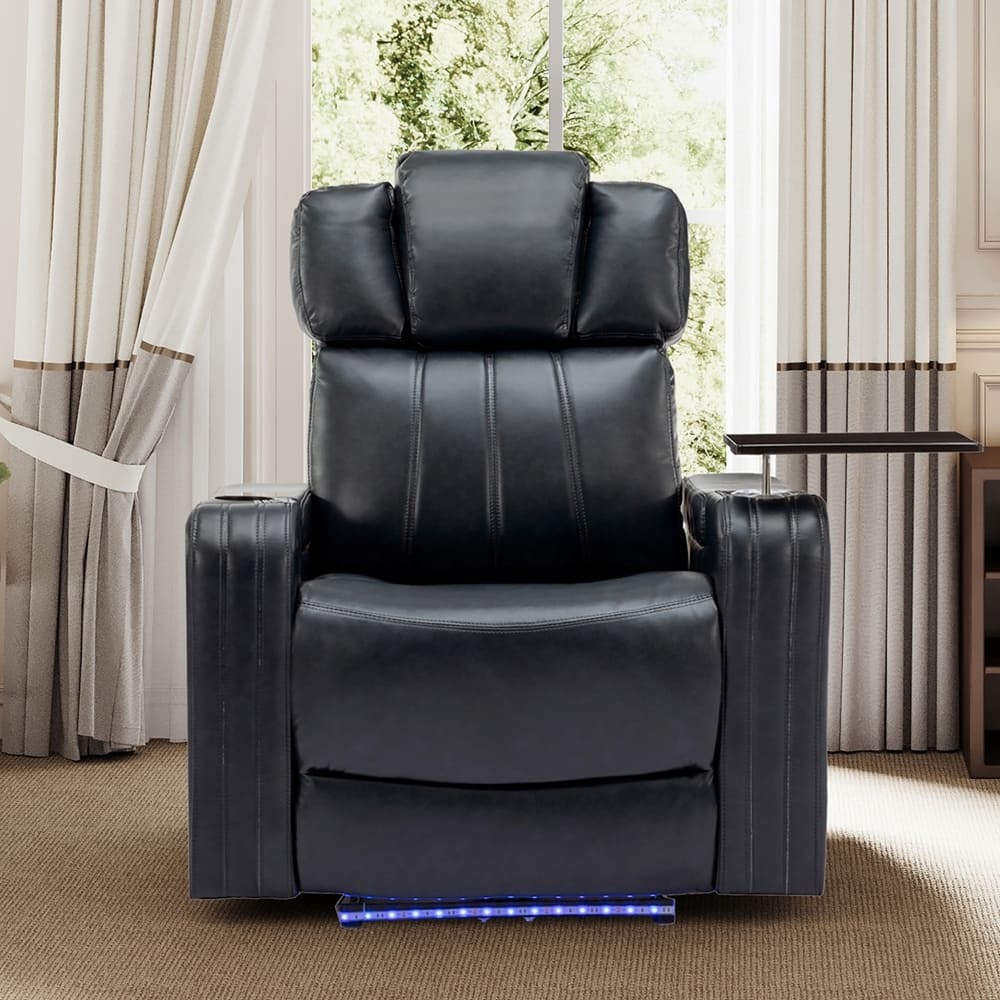 PU Leather Power Recliner Individual Seat