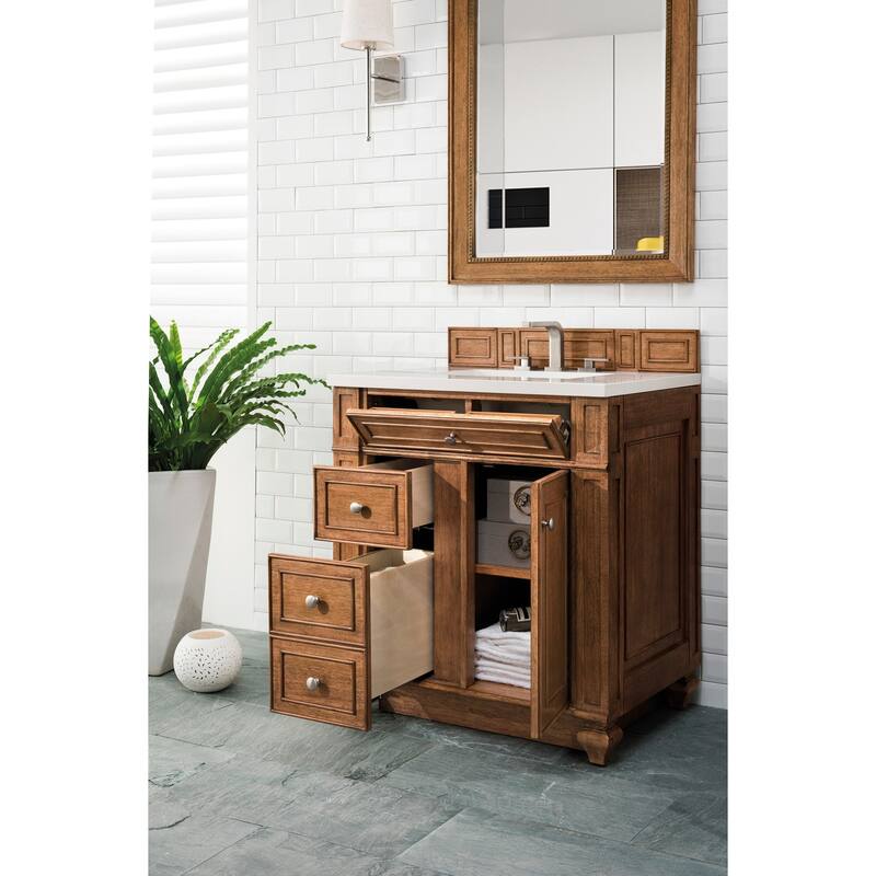 James Martin Vanities 157-V30-3WZ Bristol 30" Free Standing Single