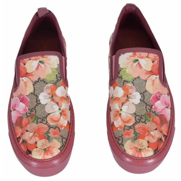 gucci pink slip on shoes