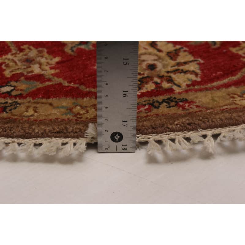 ECARPETGALLERY Hand-knotted Jamshidpour Brown Wool Rug - 5' x 5'