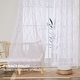 preview thumbnail 8 of 53, Deconovo Rod Pocket Pattern Sheer Curtains for Living Room Pair (2 Panels)