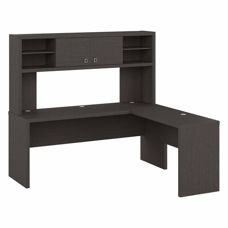 Echo 72W L Shaped Computer Desk with Hutch by Bush Business Furniture