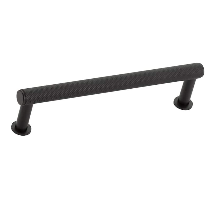 Schaub and Company Pub House 5" Center to Center Knurled Handle Solid - Matte Black