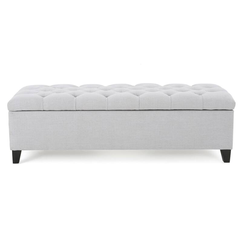 Ottilie Button-tufted Storage Ottoman Bench by Christopher Knight Home