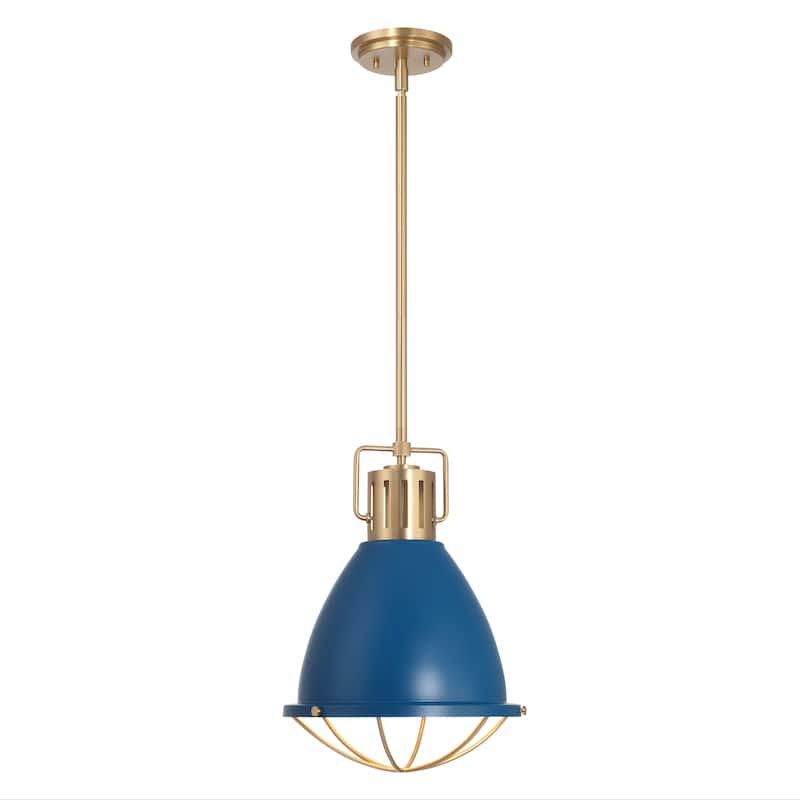 Kent Caged Metal Ceiling Light - 12.7"L x 12.7"W x 17.3"H