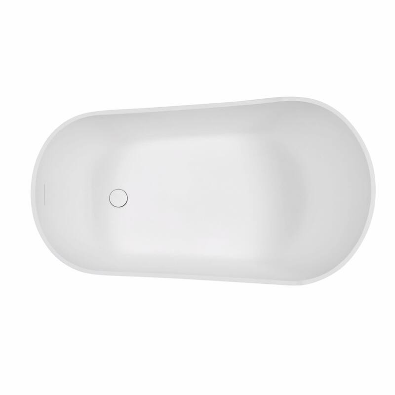 Kingston Brass VRTSS513026WG Arcticstone 52" Free Standing Solid