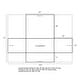 preview thumbnail 5 of 7, Barefoot Bungalow Cruz Reversible Loveseat Protector - 103x76in