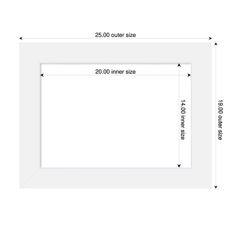 Amanti Art Corvino Black Framed Dry Erase Magnetic Board - 25 x 19 in - Corvino White
