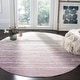 preview thumbnail 13 of 162, SAFAVIEH Adirondack Vera Modern Ombre Distressed Area Rug 6' Round - Cream/Purple