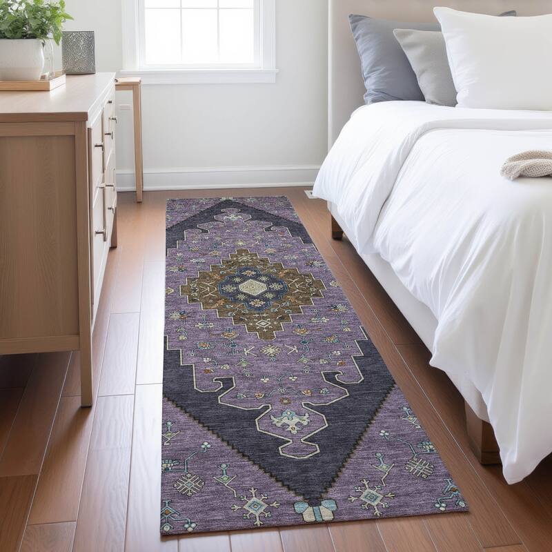 Machine Washable Indoor/ Outdoor Global Marrakesh Chantille Rug