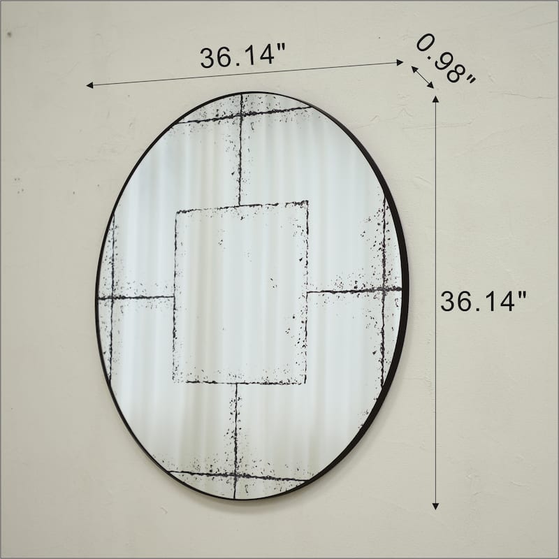 Versatile Round Wall Mirror