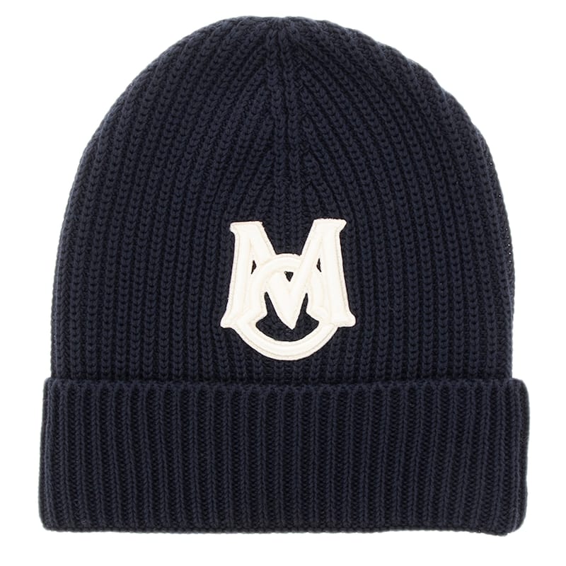 Moncler Logo Cotton Beanie - One Size Fits Most