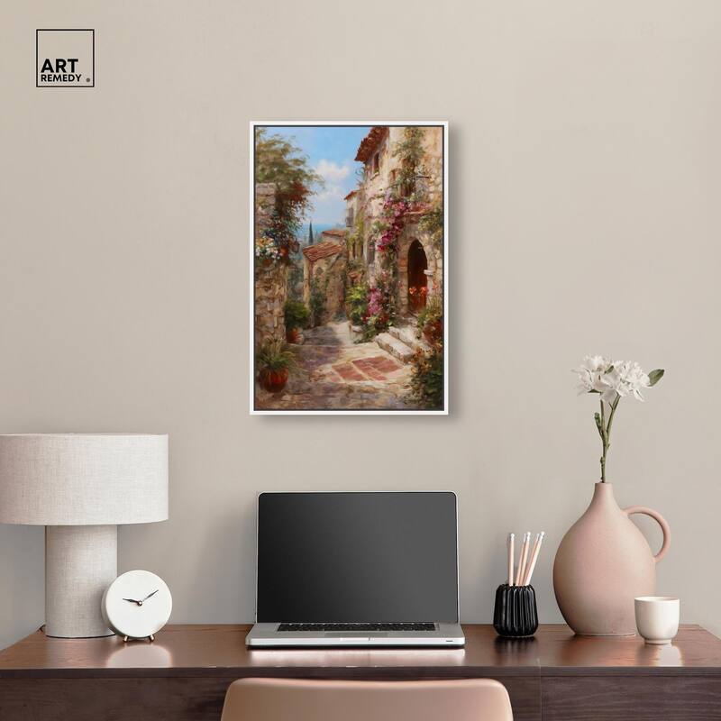 Mediterranean Charm I Canvas by Art Remedy