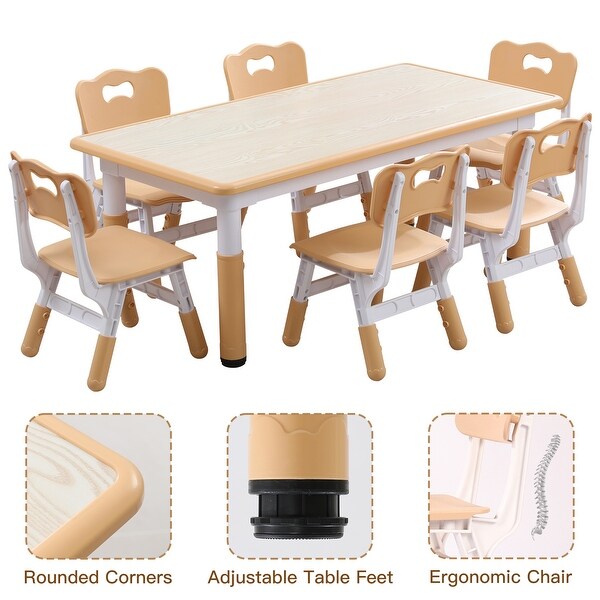 YUKOOL Kids Table and Chair Set - Multi-Functional
