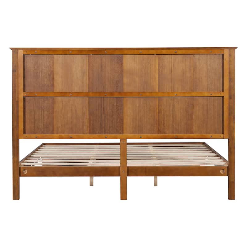 Christopher Knight Home - Brookhaven Modern Wooden Panel Bed with Vertical Slat Headboard