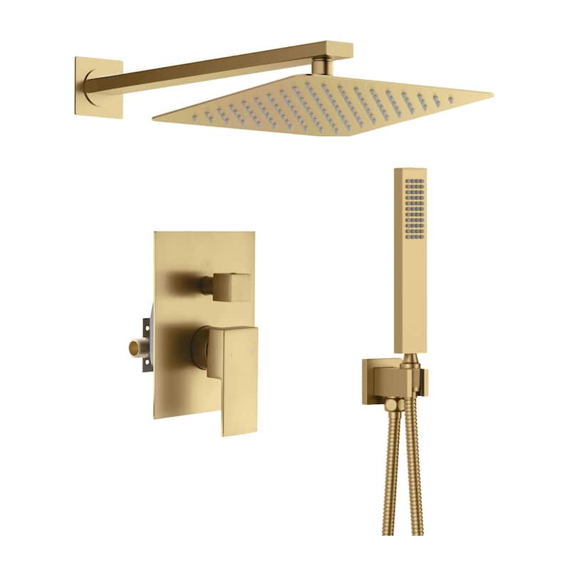 Cube Pressure Balanced 2-Function Shower System with Rough-In Valve