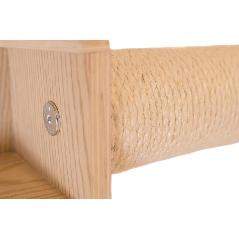 Real Wood Wall Series Scratching Post - Natural Beige