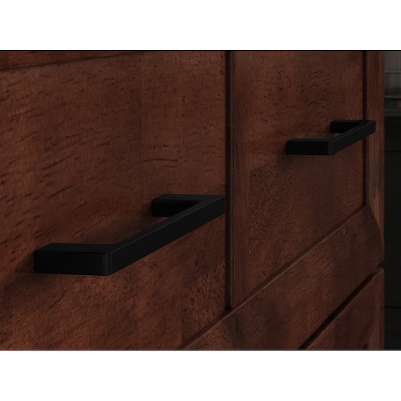 Murphy Bed Chest Twin Solid Wood with Mattress & Charger - Space Saving Bed