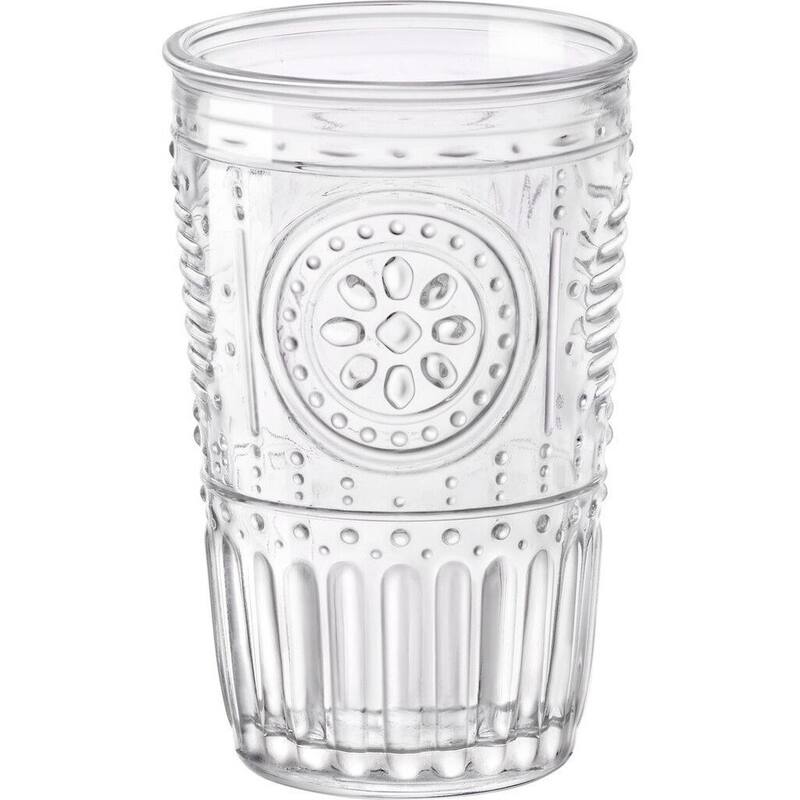 Bormioli Rocco Set Of 4 Romantic Glasses - 10.25 oz - Clear
