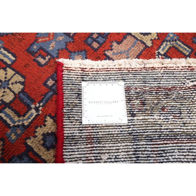 ECARPETGALLERY Hand-knotted Andelz Red Wool Rug - 2'11 x 10'2