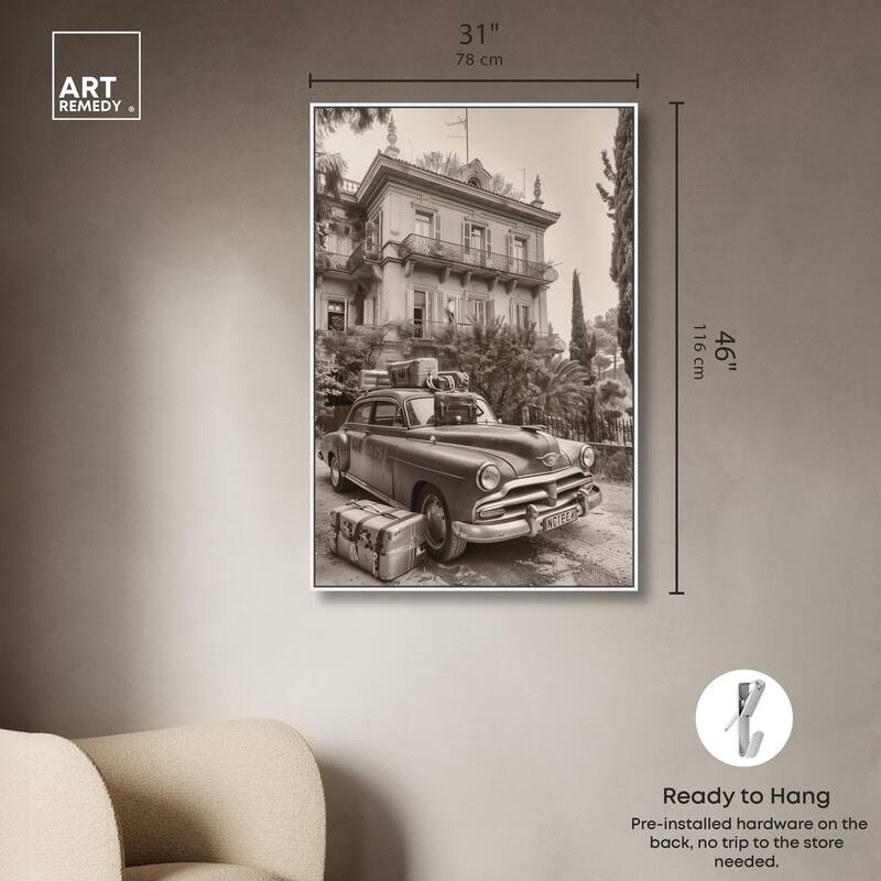Pack Up the Car Canvas by Art Remedy