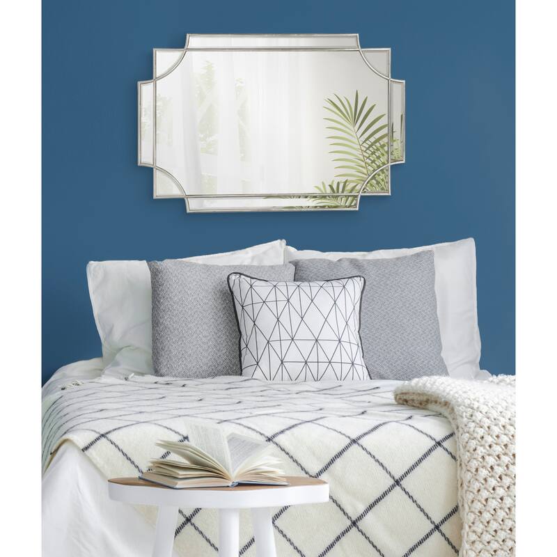 Kate and Laurel Minuette Traditional Decorative Framed Wall Mirror