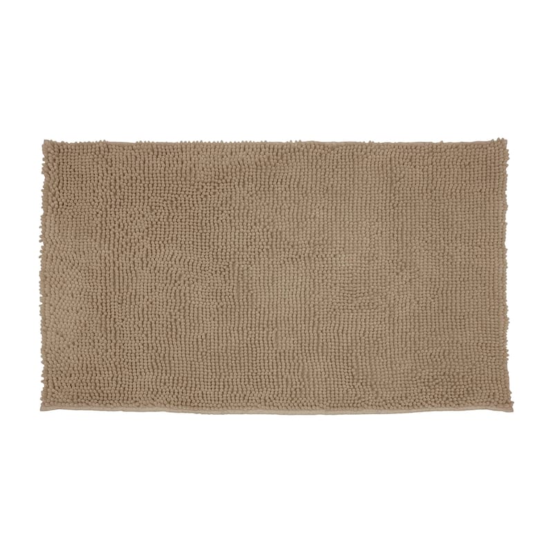 Resort Collection Plush Shag Chenille Bath Mat (17 inches x 24 inches)
