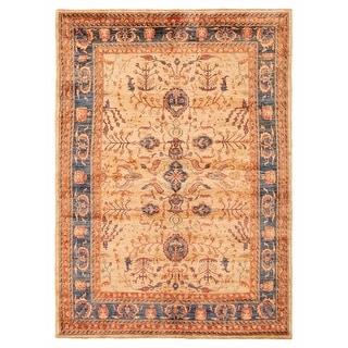 ECARPETGALLERY Hand-knotted Chobi Finest Beige Wool Rug - 5'9 x 7'10 ...