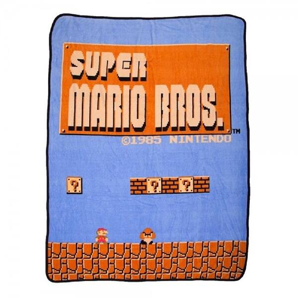 Shop Super Mario Bros 48 X 60 Throw Blanket Multi Overstock 18879464
