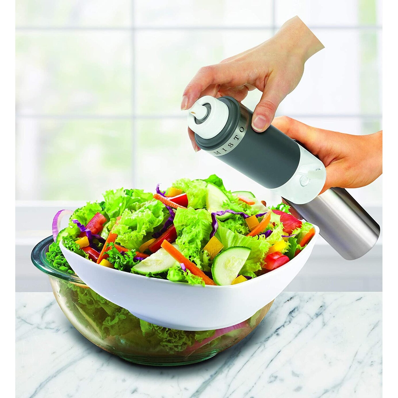 Bonjour Chef's 12-oz Salad Dressing Carafe & Handheld Mixer
