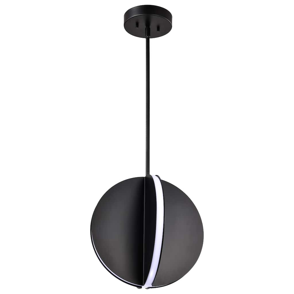 Blaine 13 Inch LED Pendant Matte Black Acrylic Lens - Matte Black