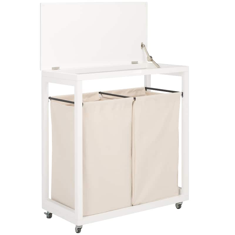 SAFAVIEH Nasiba Laundry Basket - 29.9 In. W x 15 In. D x 33.5 In. H - 30Wx15Dx33H