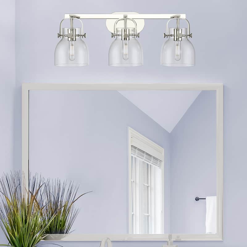 Innovations Lighting 423-3W-10-27 Pilaster II Bell Vanity Pilaster II