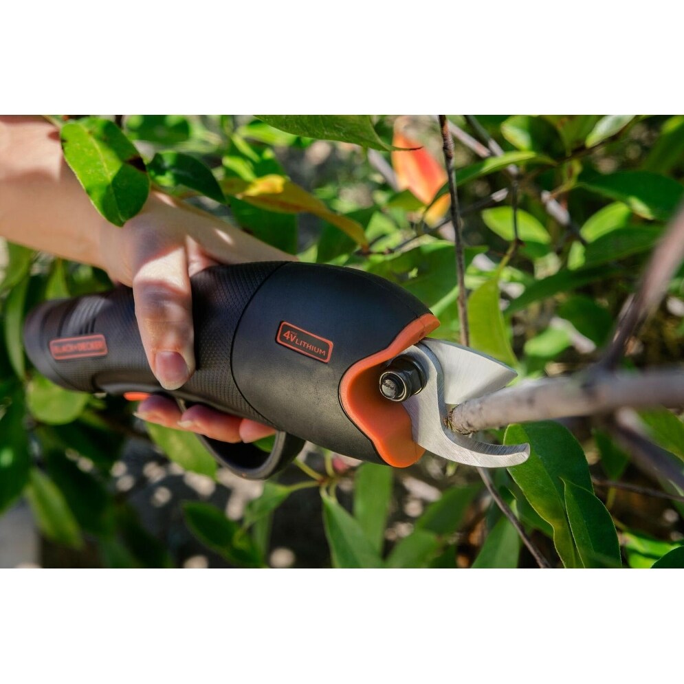 Shop Black And Decker 4v Max Cordless Pruner With Lithium Ion Battery Overstock 20758885