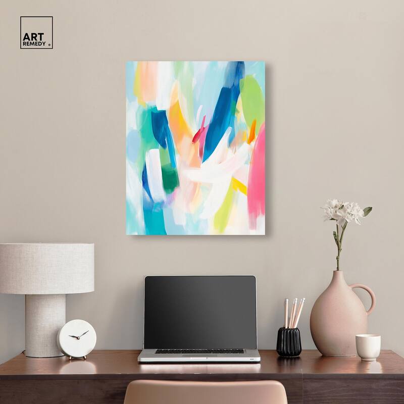 Whirlwind of Color II Canvas by Art Remedy, Gallery Wrapped