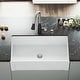 preview thumbnail 41 of 45, VIGO White Casement Front Matte Stone Farmhouse Kitchen Sink