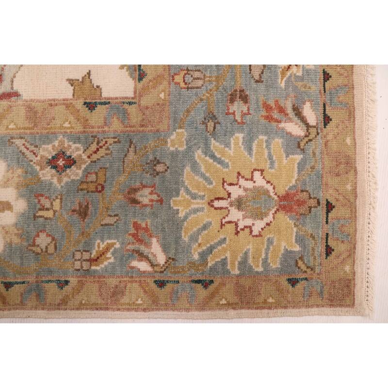 ECARPETGALLERY Hand-knotted Jules Serapi Ivory Wool Rug - 7'11 x 9'11