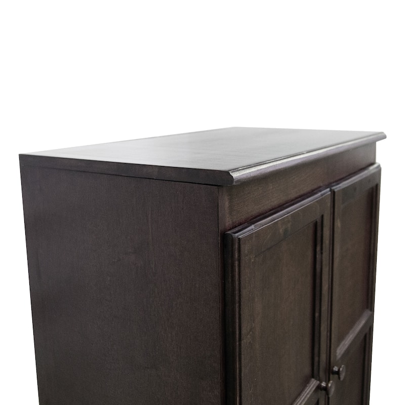 Concepts in Wood Storage Cabinet, 72 inch with 5 Shelves