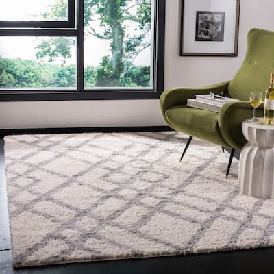 SAFAVIEH Berber Shag Janni Moroccan 1.2-inch Thick Rug