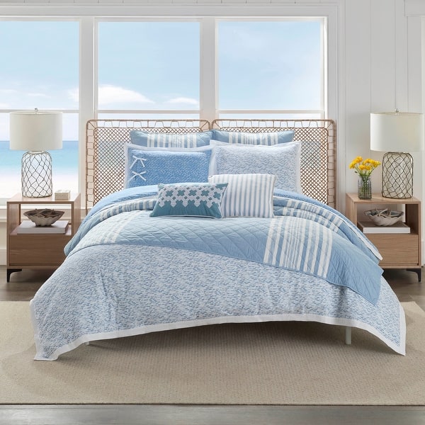slide 2 of 5, Southern Tide Westlake Blue Comforter Set Blue - Queen