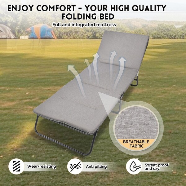 Folding Camping Cot for Adults - Bed Bath & Beyond - 42953384