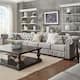 Option 6-Seat Sofa - Light Grey