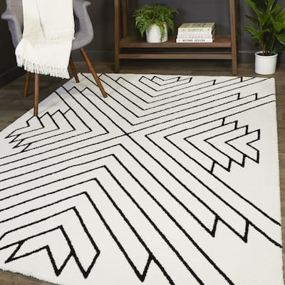 Henri Contemporary Geometric Area Rug