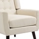 preview thumbnail 10 of 59, Morden Cotton Linen Upholstered Armchair
