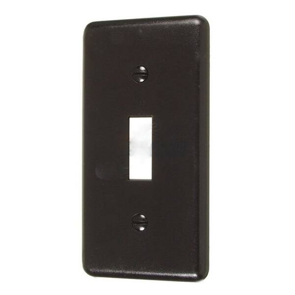 Black Rectangular Switch Rectangle Black Electrical Switch Plate Plastic American Imaginations ...