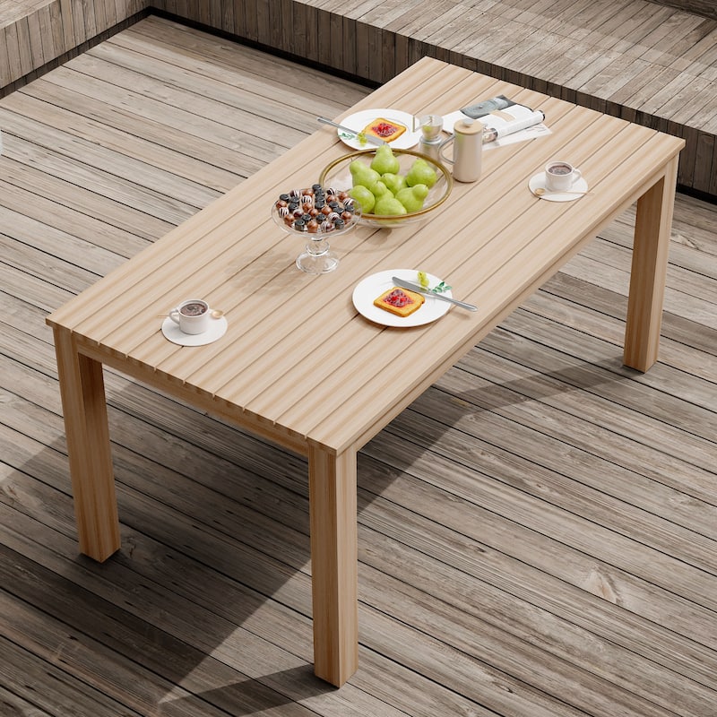 Aluminum Outdoor Dining Tables - Brown