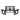 BAHIA VERDE OUTDOORS Shoreline Hexagon Picnic Table