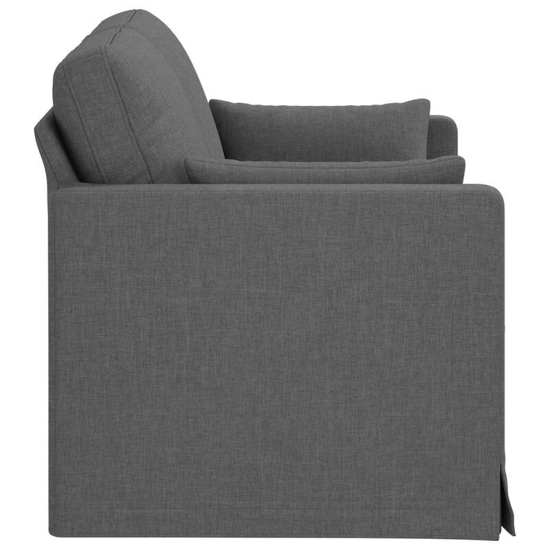 vidaXL Sofa Dark Grey in Fabric